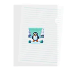 ulyssespomatsの冒険しているペンギン Clear File Folder