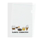 sari'sのsweets collection Clear File Folder