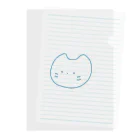 めいどいんおばけのねこたろう(アオ) Clear File Folder