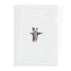 猫ミームグッズの【猫ミーム】Happy Happy Cat Clear File Folder