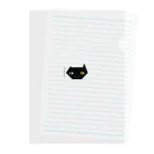 まち猫フルネスのまち猫ブラック Clear File Folder