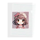 mikukiのかわいい女の子 Clear File Folder