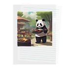 ycm02111968の「食欲をそそるパンダが食事を運びます！」 Clear File Folder