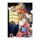 あーとイラスト工房の祇園祭と女の子 Clear File Folder