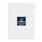 moon star ☪︎の雲と星 Clear File Folder