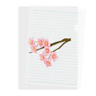 紅藤コミミズクの桜 Clear File Folder