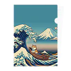 柴とか柴とか柴とか柴犬。の浮世絵風なしばいぬ。３ Clear File Folder