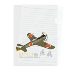 NYAO_AVIATIONの中島 四式戦 疾風 Ki-84 HAYATE 飛行第73戦隊機 グッズ Clear File Folder