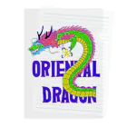 LalaHangeulのORIENTAL DRAGON（龍）英字バージョン クリアファイル