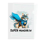 猫武者(NekoMusya)のSUPER MANCHKIN 参上！ クリアファイル