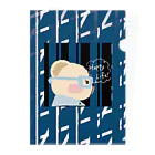 KUROのおみせのおしゃれな着せかえくま Clear File Folder