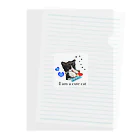 ラブリーピンクの子猫のほくと君 Clear File Folder