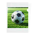 jmjmjmのサッカー好きな家族や友達にプレゼントしよう！ Clear File Folder