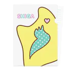 So湖いらの「SHIGA」A4クリアファイル Clear File Folder