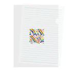 Happy　Rainbow　Flagのレインボーフラッグ Clear File Folder