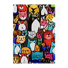 PAC (ポップアートキャット）のPAC (ポップアートキャット) Clear File Folder