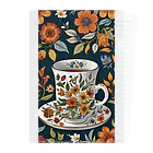 (っ◔◡◔)っ ♥ Le Petit Trésor ♥の花の詩カップ(The Flower Poetry Cup) Clear File Folder