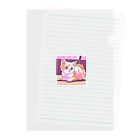 時計樹の森のおすましにゃんこ Clear File Folder