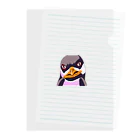 JM8の怒りのペンギン Clear File Folder