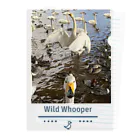wild whooper (白鳥堂)の白鳥（ひらめいた) Clear File Folder