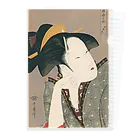 寿めでたや(ukiyoe)の浮世絵：喜多川歌麿_物思恋 クリアファイル