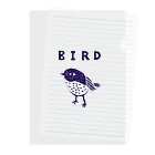 NIKORASU GOのトリマニア専用デザイン「BIRD」（Tシャツ・パーカー・グッズ・ETC） Clear File Folder