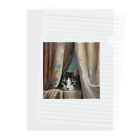 Heyyの窓辺の覗き猫🐱 Clear File Folder