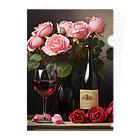 KINTA.MARIAのDays of Wine and Roses クリアファイル