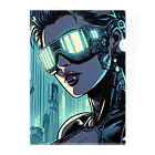 kangekiのサイバーパンクガールNo.40 Clear File Folder