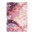 AQUAMETAVERSEの桜と私ラフルール1859 Clear File Folder