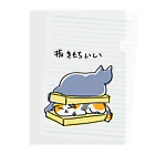 nya-mew（ニャーミュー）の板きもちいいニャーちゃん Clear File Folder