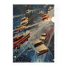 MistyStarkの宇宙を飛び交う車たち Clear File Folder