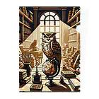 kotpopのOwl and knowledge Clear File Folder