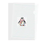 hakumenhonの春を迎えるペンギン Clear File Folder