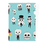 MEGROOVEのドクロいっぱい💀 Clear File Folder