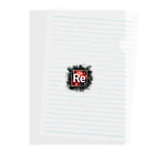 science closet（科学×ファッション）の元素シリーズ　~レニウム Re~ Clear File Folder