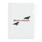 Yellow_SparrowのMurder of Crows Clear File Folder