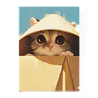 AQUAMETAVERSEの箱からのぞいている子猫　ラフルール　1859 Clear File Folder