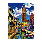 GALLERY misutawoのイタリア ヴェネツィアのサン・バルナバ橋 Clear File Folder