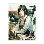 ヨーカズのバイク女子サキ Clear File Folder