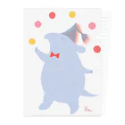 バクのSHOPのジャグリング① Clear File Folder