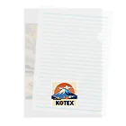 KOTEXのKOTEX ロゴ Clear File Folder