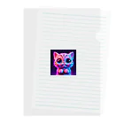 NeonSparkのネオンキャット Clear File Folder