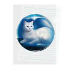 Sacret Animals in your headのSecret CAT in your head 聖なる猫 Clear File Folder