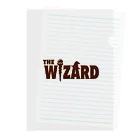 indigo_blue_moonのTHE WIZARD (魔法使い) ロゴ Clear File Folder