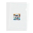 Enjoy 旅SUP!の旅するペンギン　アルゼンチンでSUP！ Clear File Folder