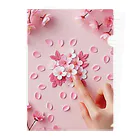 chapinnuのさくらの花びらで遊ぼう♪ Clear File Folder