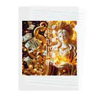 癒しと瞑想リセット開運法の弁財天真言金運グッズ2 Clear File Folder