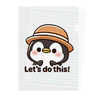 mimikkyu322のLets do this penguin クリアファイル