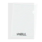 SPARKLEのSPARKLE-ドロップス Clear File Folder